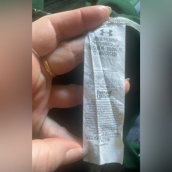 Men’s Michigan State Under Armour Heatgear 1/4 Zip Long Sleeve Pullover | Sz Med - Picture 11 of 12